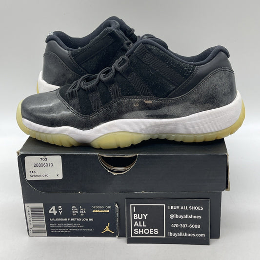 Size 4.5Y - Air Jordan 11 Retro Low Barons (528896-010)