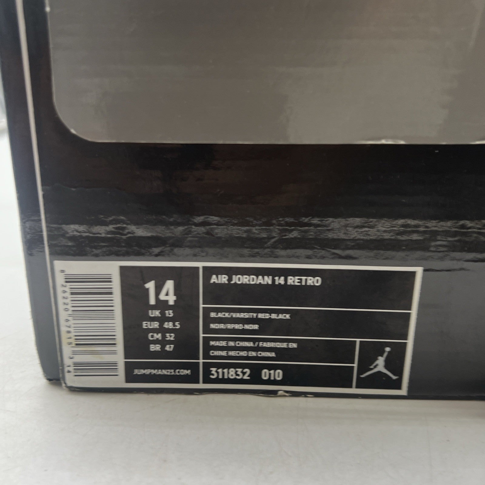 Size 14 - Air Jordan 14 Retro 2011 Last Shot (311832-010)