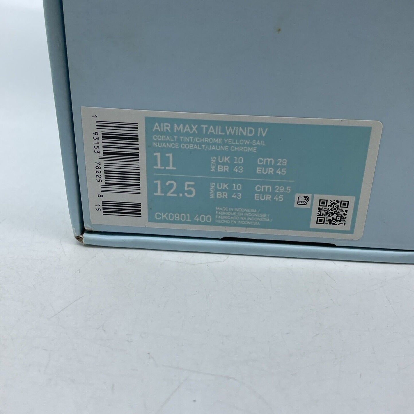 Size 11 - Nike Sneakersnstuff x Air Max Tailwind 4 20th Anniversary (CK0901-400)