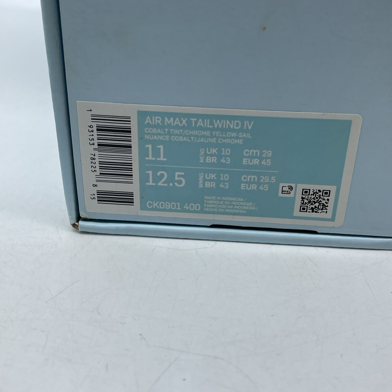 Size 11 - Nike Sneakersnstuff x Air Max Tailwind 4 20th Anniversary (CK0901-400)