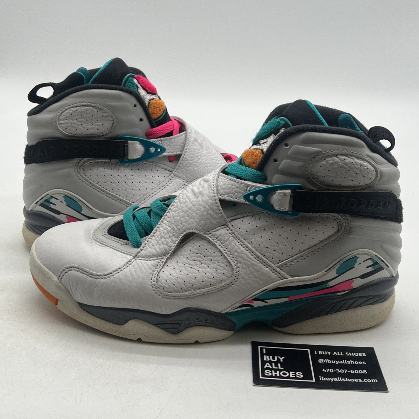 Size 9 - Air Jordan 8 Retro South Beach (305381-113)