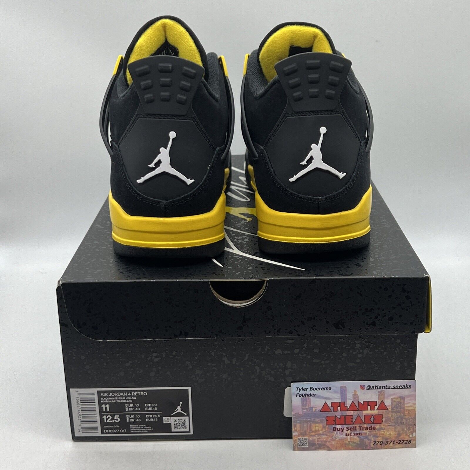 Size 11 - Jordan 4 Retro Low Thunder Brand New Og All