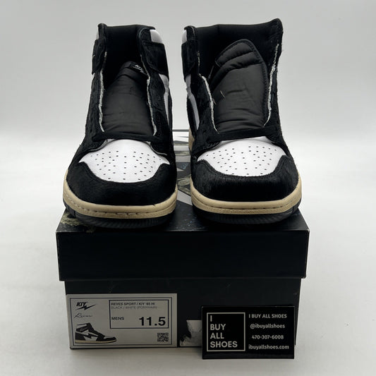 Size 11.5 - Kool Kiy / Reves Paris Air Kiy HI Panda Black/white
