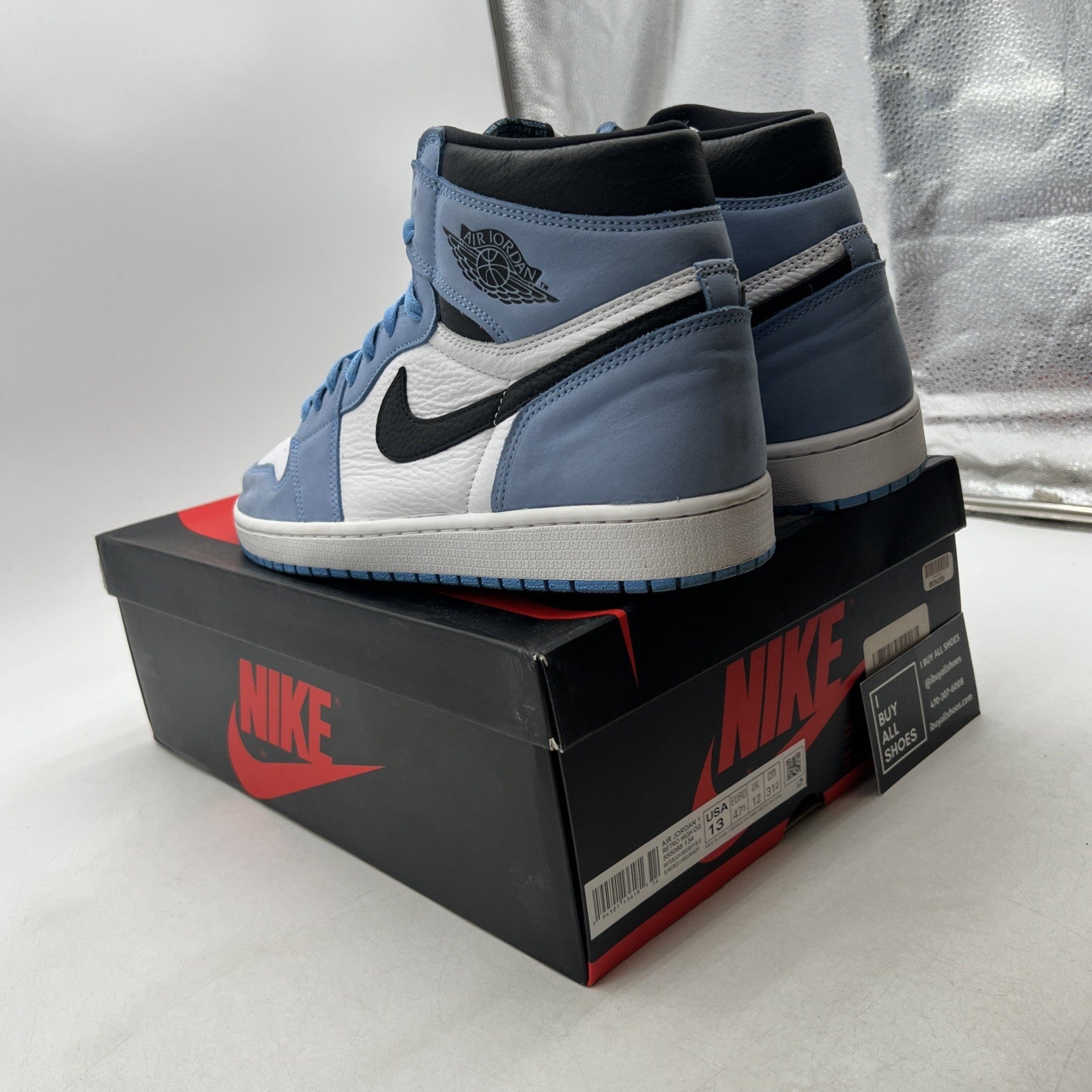 Size 13 - Air Jordan 1 Retro OG High University Blue (555088-134)