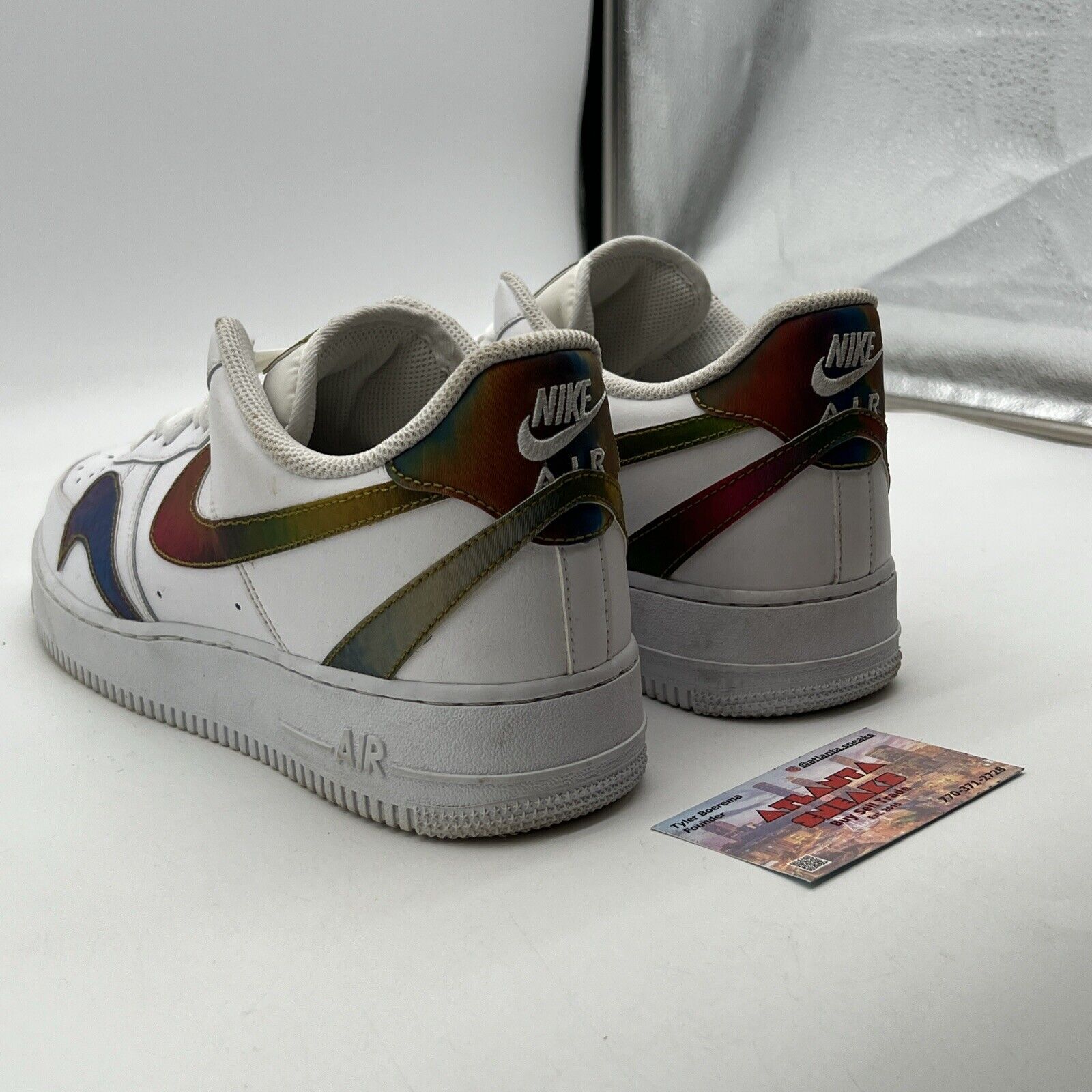 Size 11 - Nike Air Force 1 Low Misplaced Swoosh - White (CK7204-101)