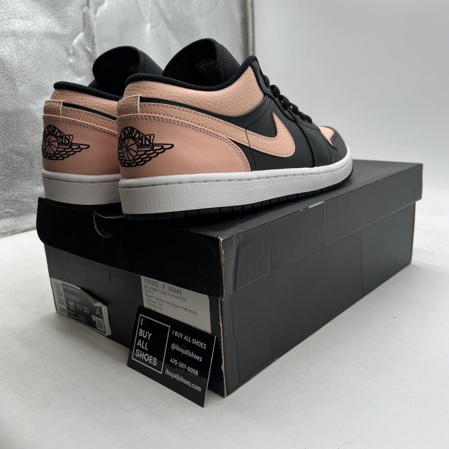 Size 11 - Air Jordan 1 Low Crimson Tint (553558-034)
