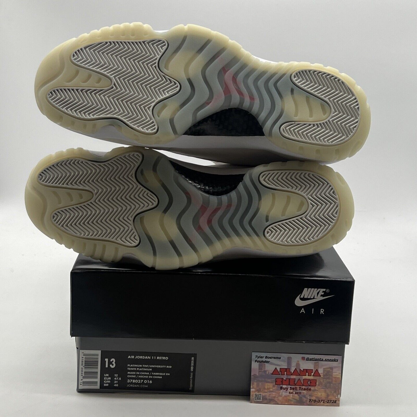 Size 13 - Air Jordan 11 Retro Platinum Tint (378037-016)