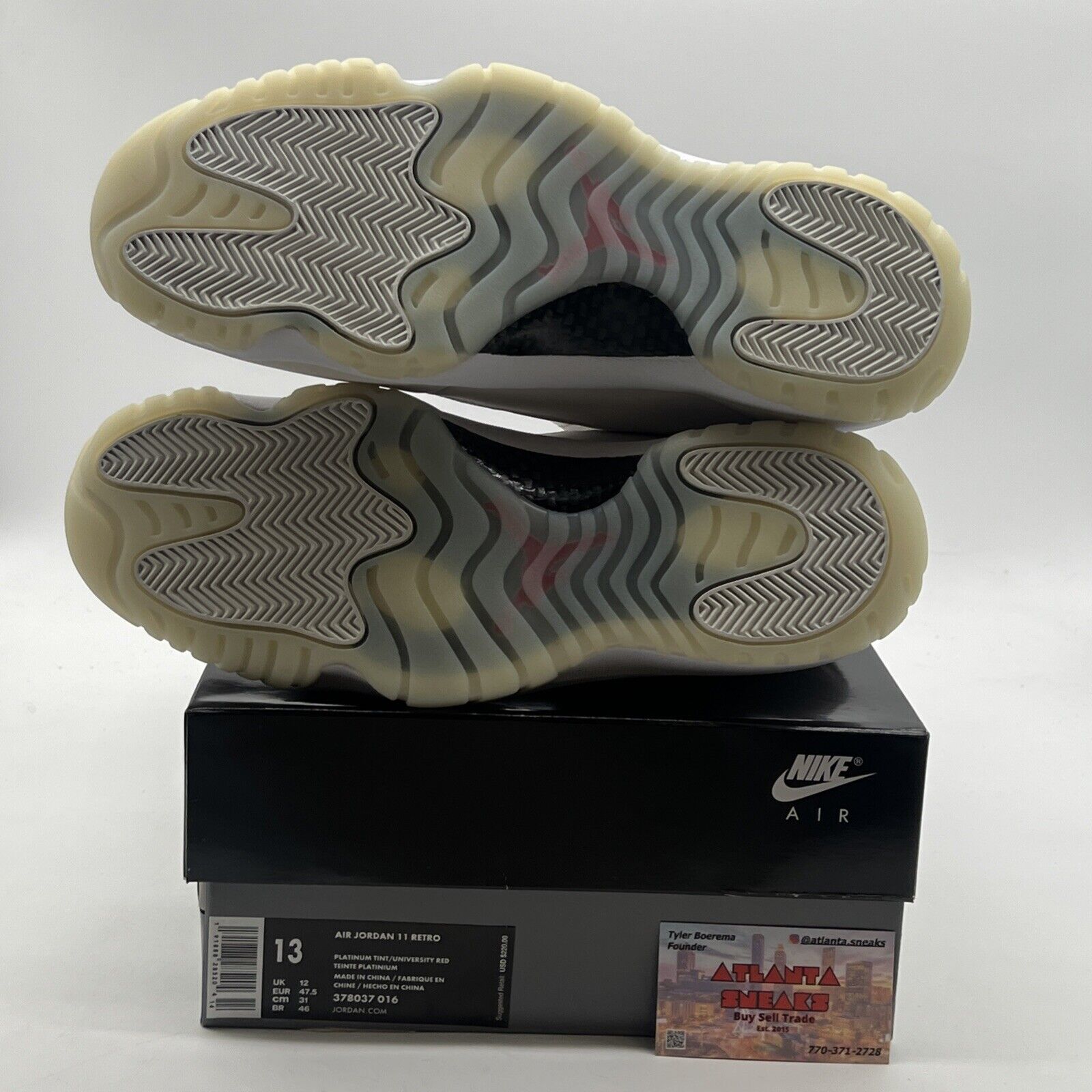 Size 13 - Air Jordan 11 Retro Platinum Tint (378037-016)