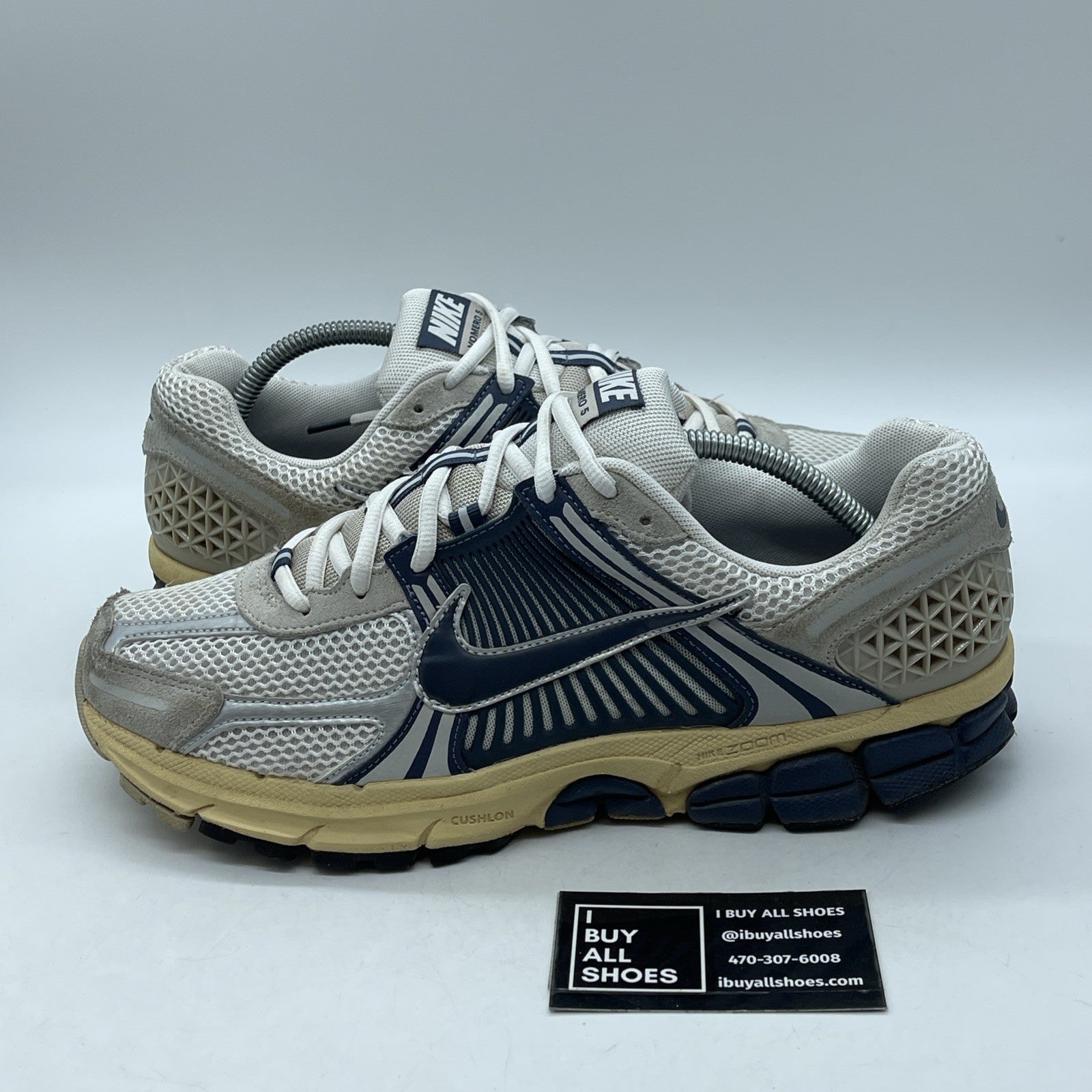 Size 11 - Nike Air Zoom Vomero 5 Since 72 Blue Grey Suede Leather (HF4259–100)