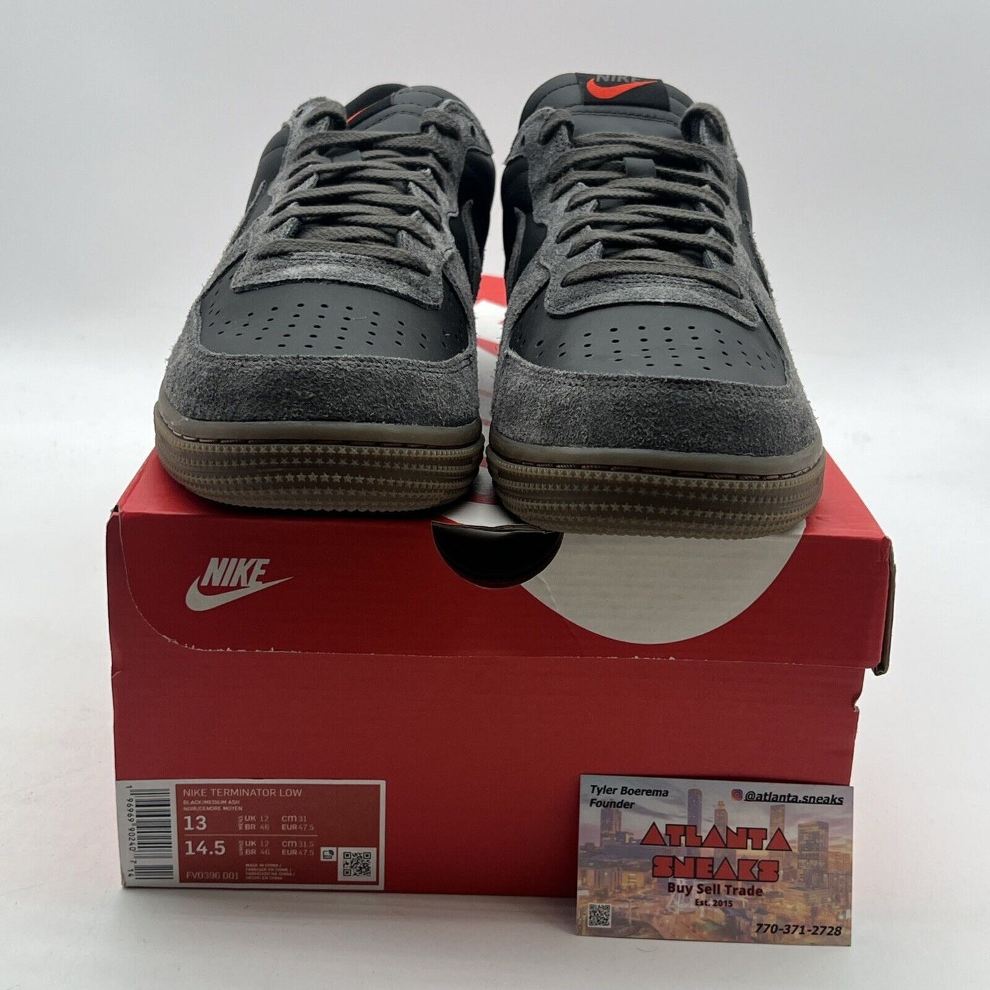 Size 13 - Nike Terminator Low Medium Ash Gum (FV0396-001)