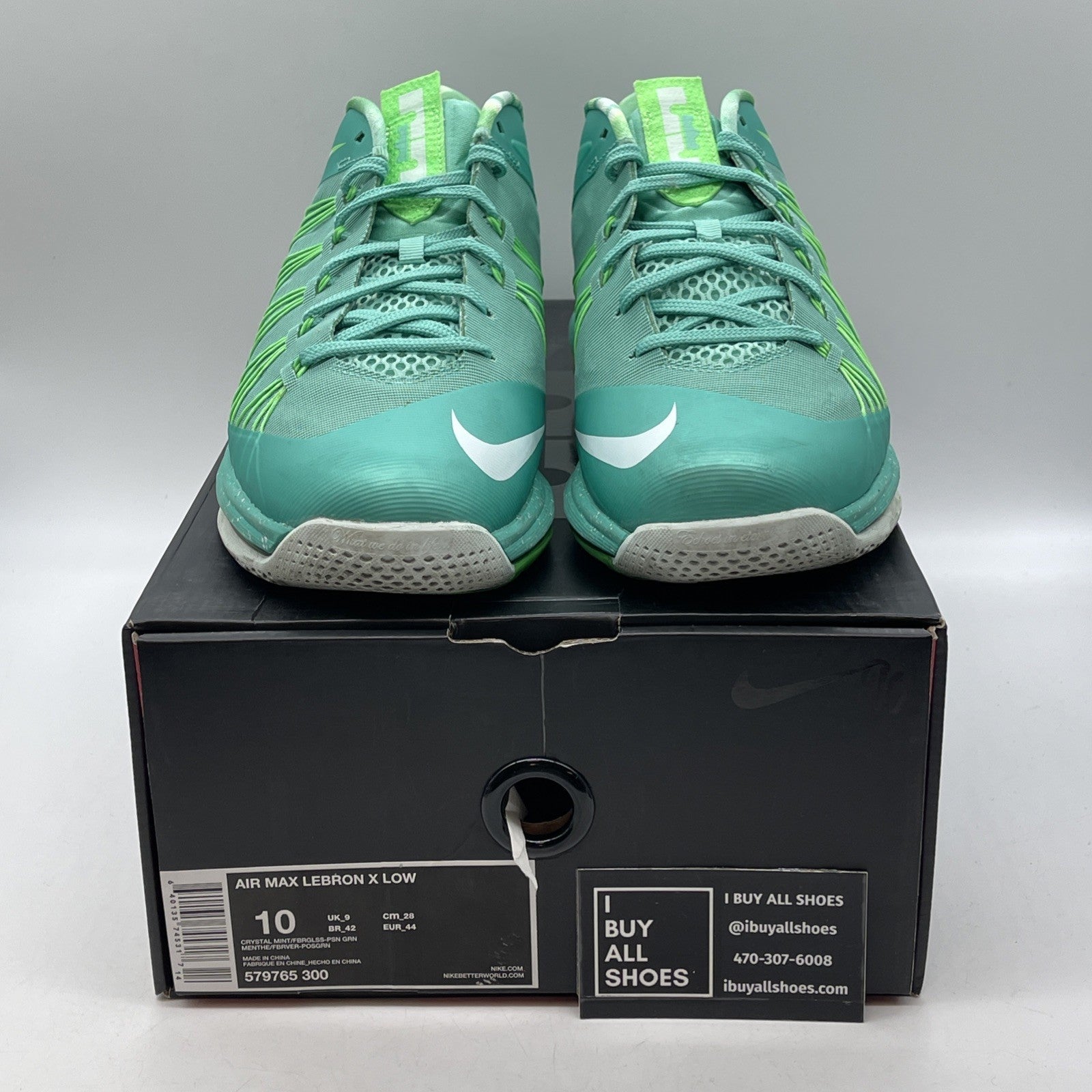 Size 10 - Nike Air Max LeBron 10 Low Easter (579765-300)