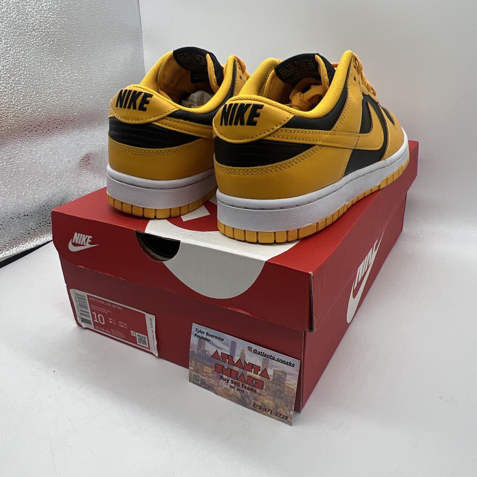 Size 10 - Nike Dunk Low Championship Goldenrod 2021 Brand New Og All