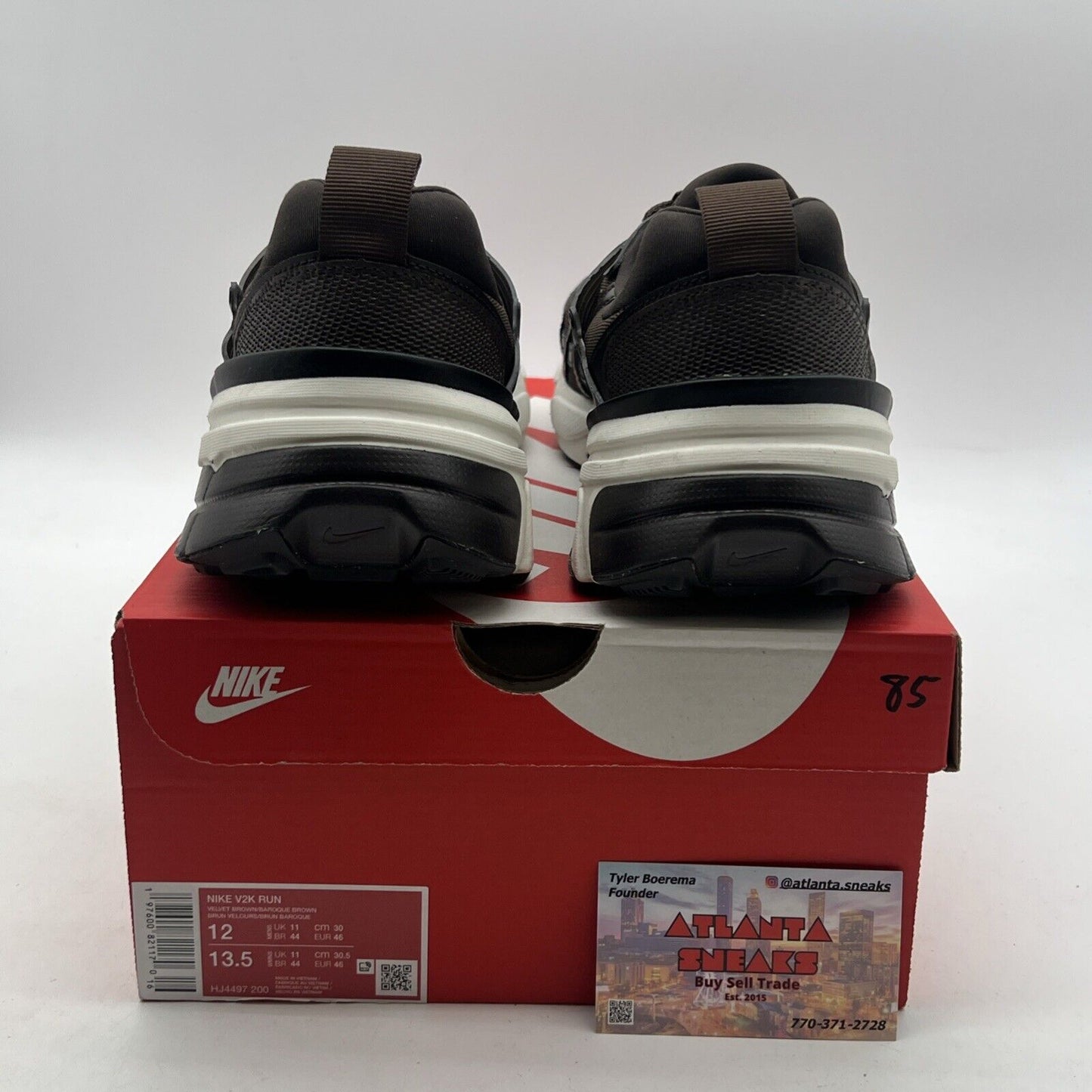 Size 12 - Nike V2K Run Velvet Brown (HJ4497-200)