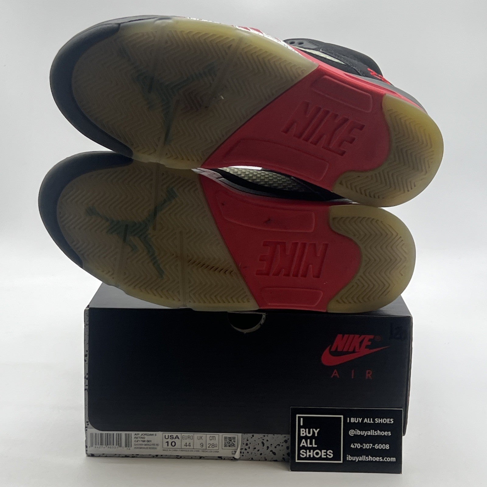 Size 10 - Air Jordan 5 Retro Top 3 Black 2020 (CZ1786-001)