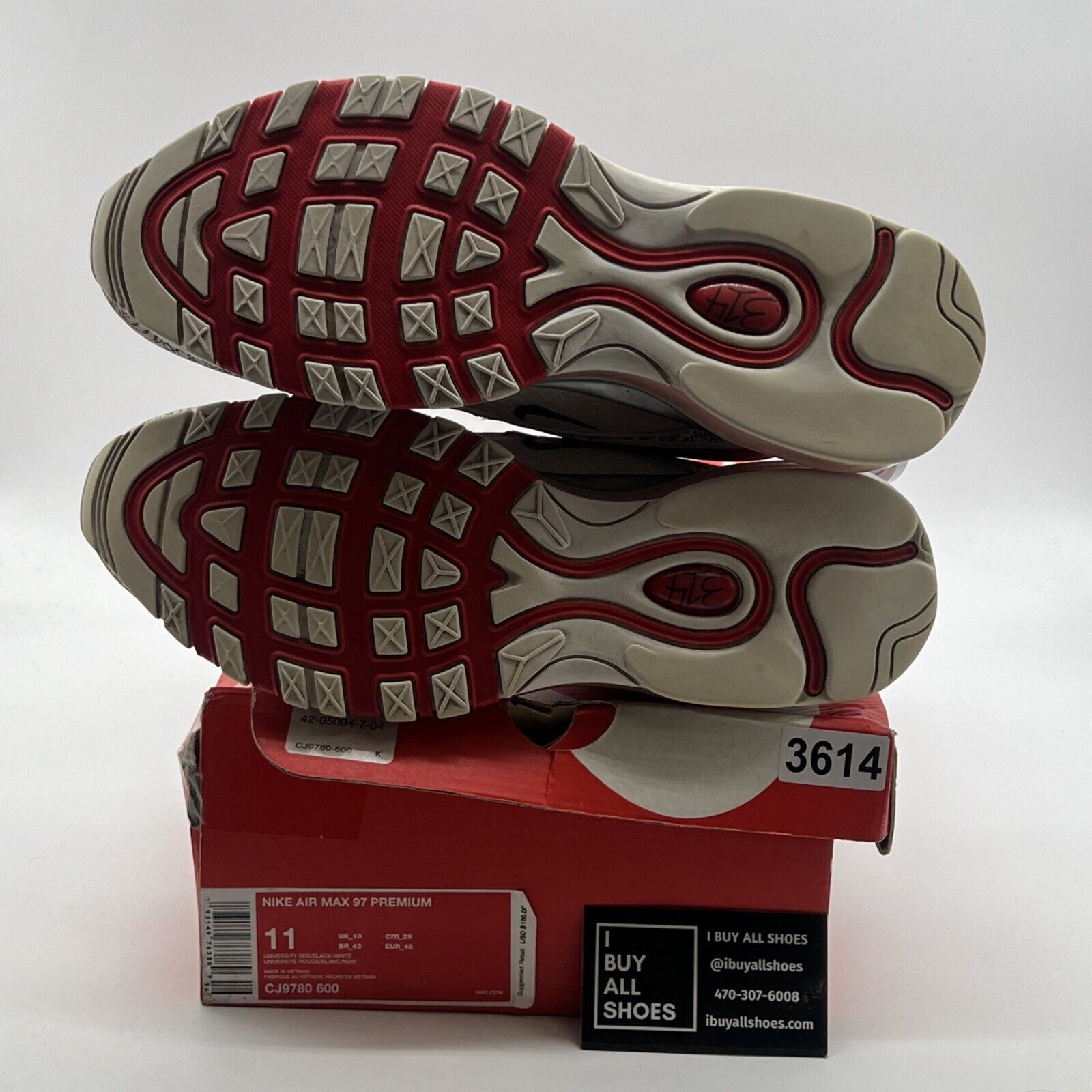 Size 11 - Nike Jayson Tatum x Air Max 97 Saint Louis Roots (CJ9780-600)