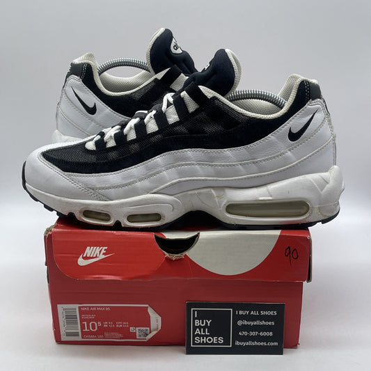 Size 10.5 - Nike Air Max 95 Ying Yang Pack White Black Leather (CK6884-100)