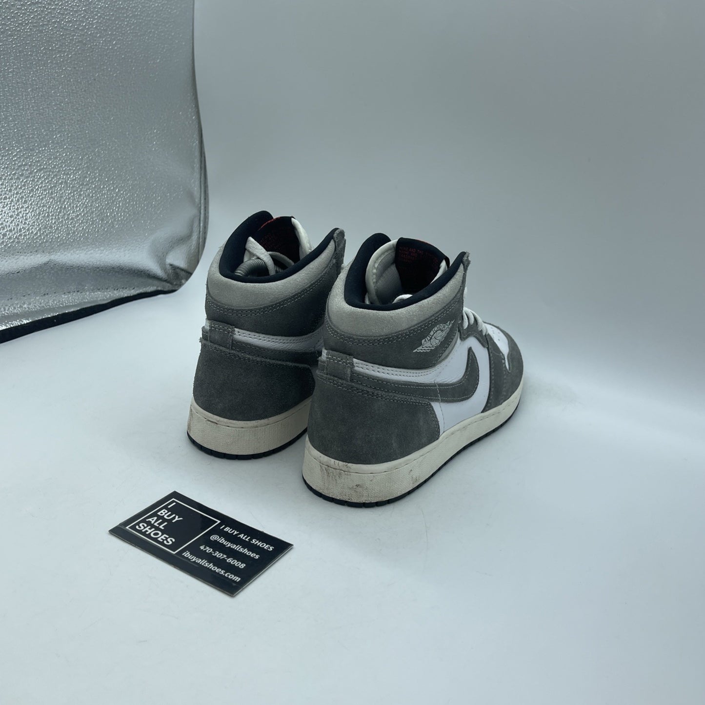 Size 6.5 (GS) - Air Jordan 1 High Retro OG Washed Black