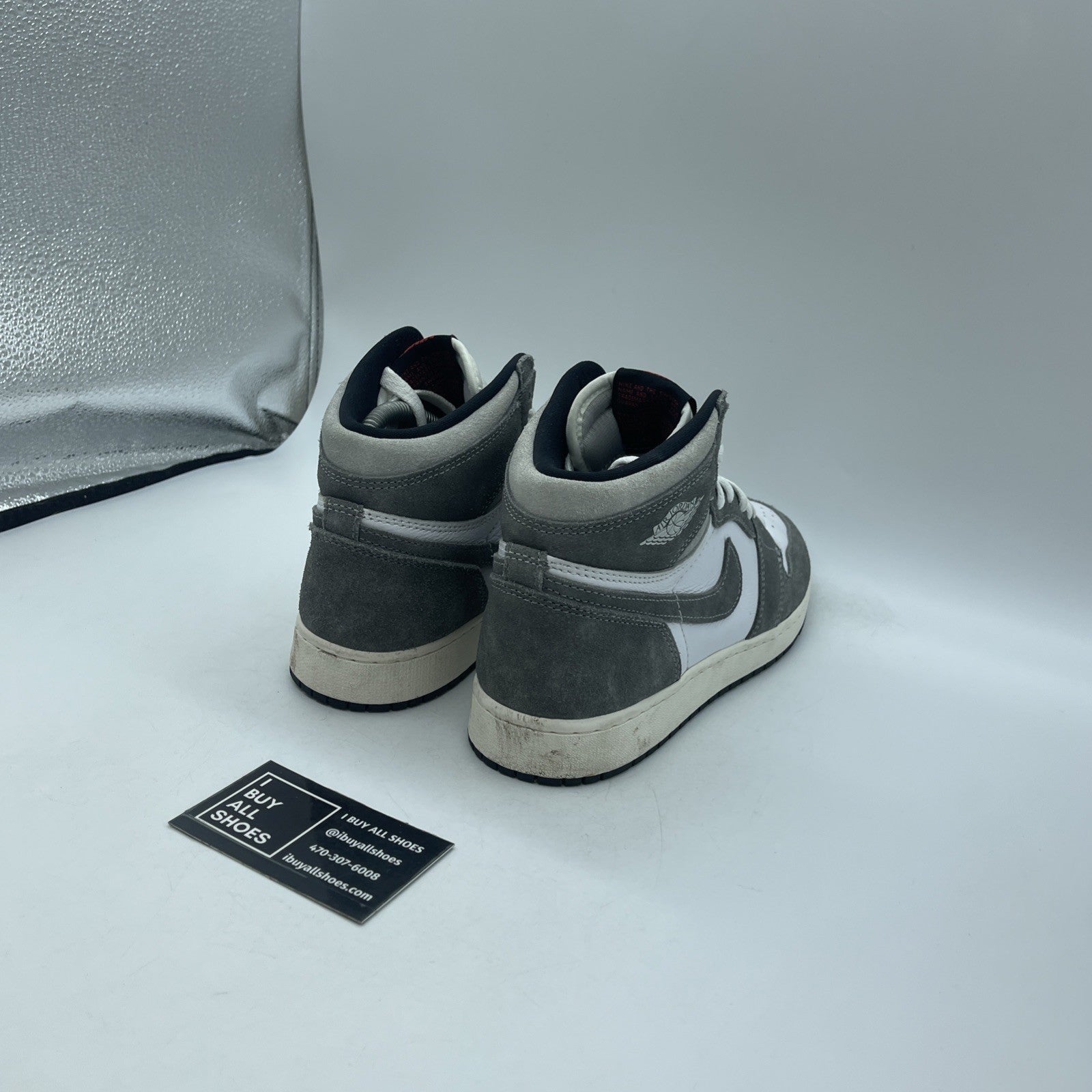 Size 6.5 (GS) - Air Jordan 1 High Retro OG Washed Black