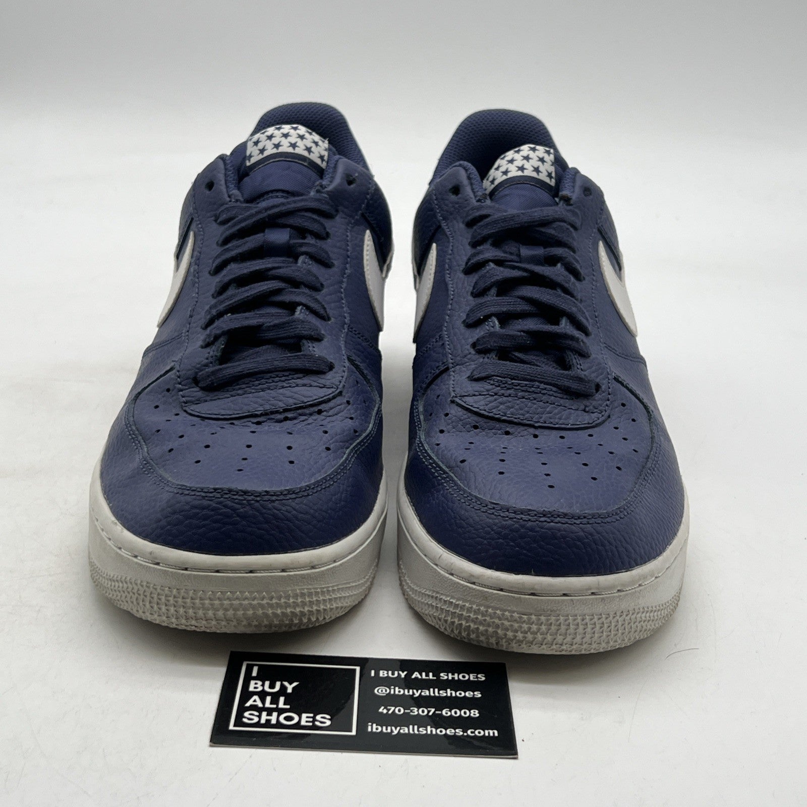 Size 11.5 - Nike Air Force 1 '07 Low Blue Recall (AA4083-401)