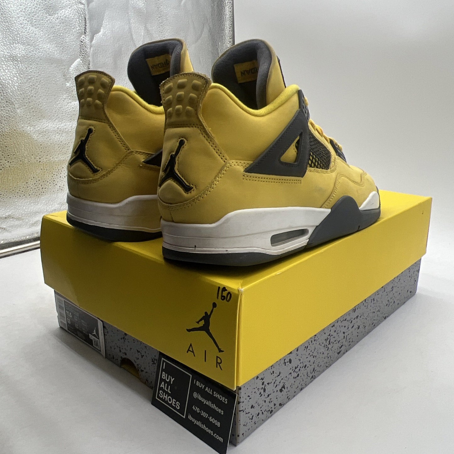 Size 11.5 - Air Jordan 4 Retro Mid Lightning (CT8527-700)