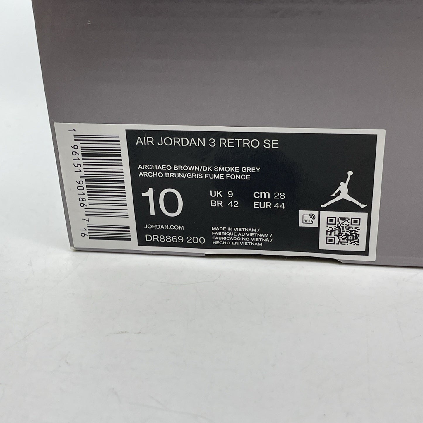 Size 10 - Air Jordan 3 Retro SE Winterized Brown Black Purple (DR8869-200)