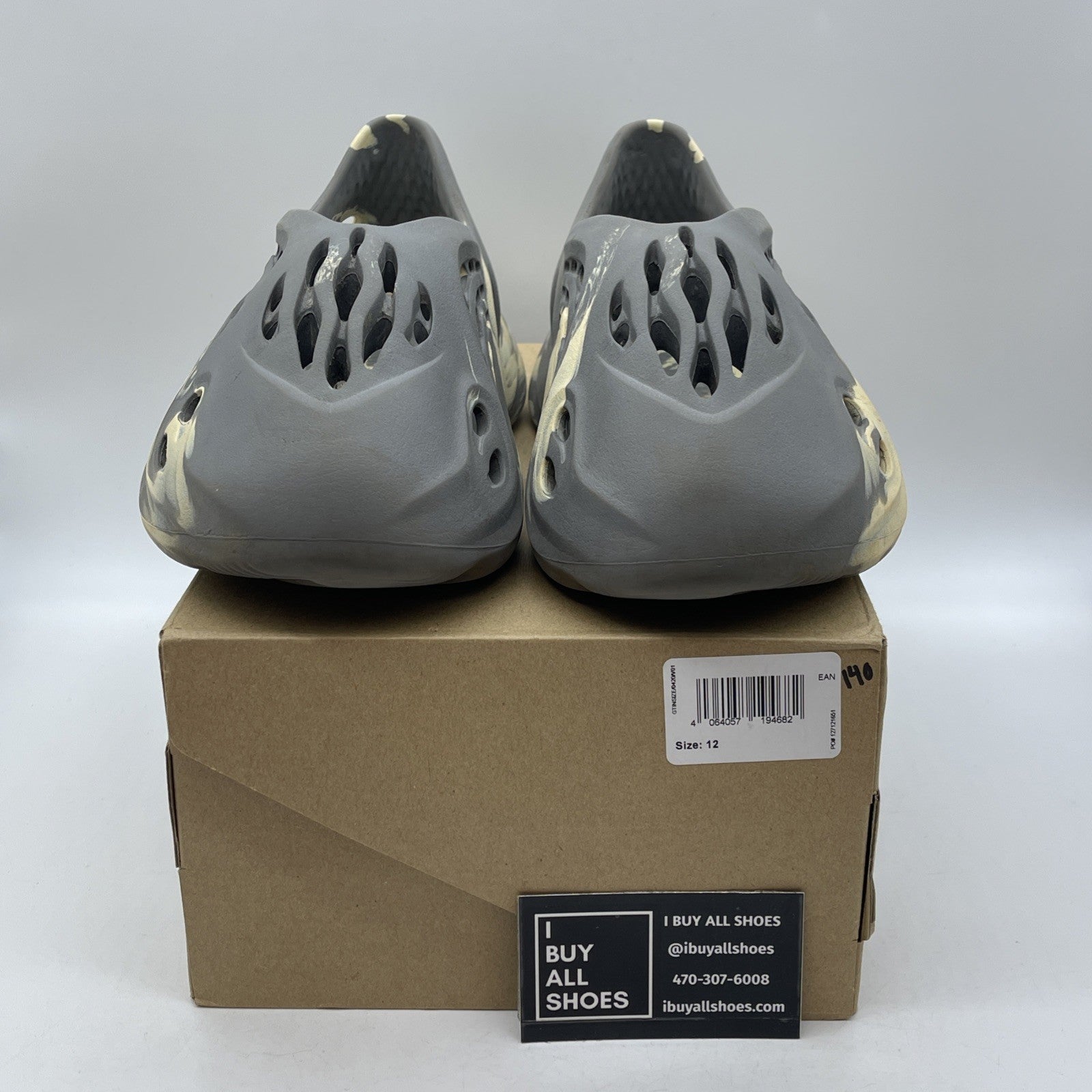 Size 12 - adidas Yeezy Foam RNNR MXT Moon Gray Tan Rubber (GV7904)