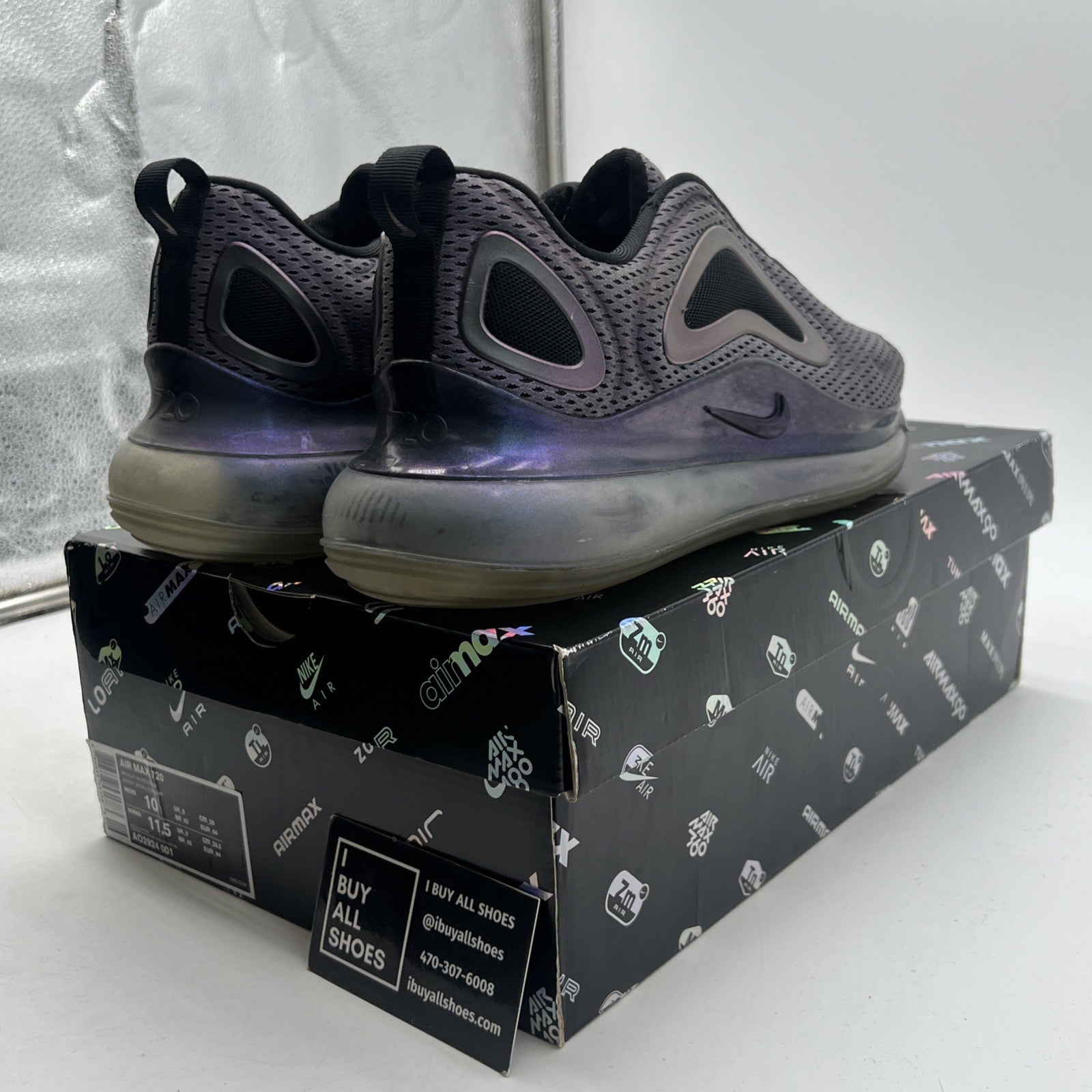 Size 10 - Nike Air Max 720 Northern Lights Night (AO2924-001)
