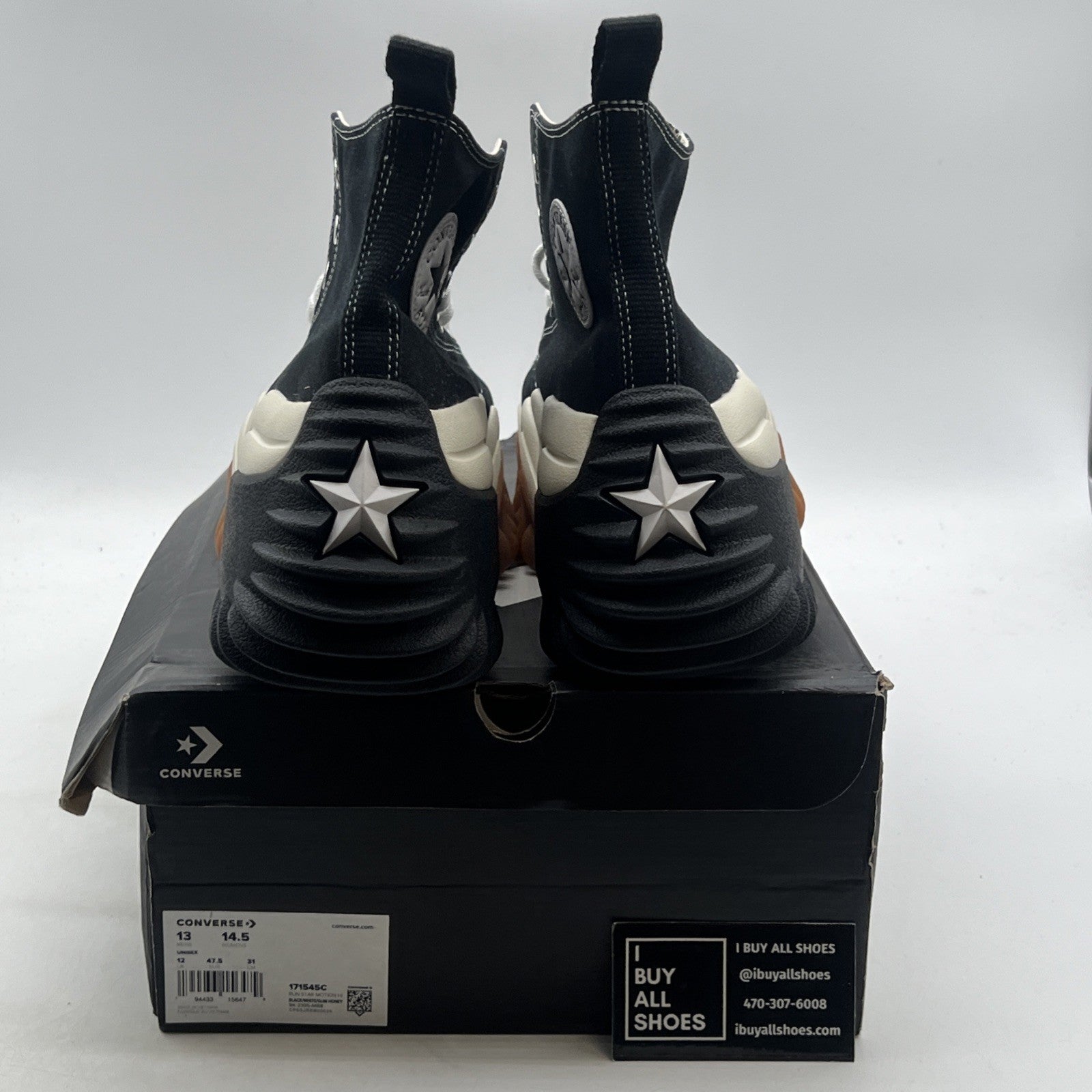 Size 13 - Converse Run Star Motion Black Gum Honey (171545C)