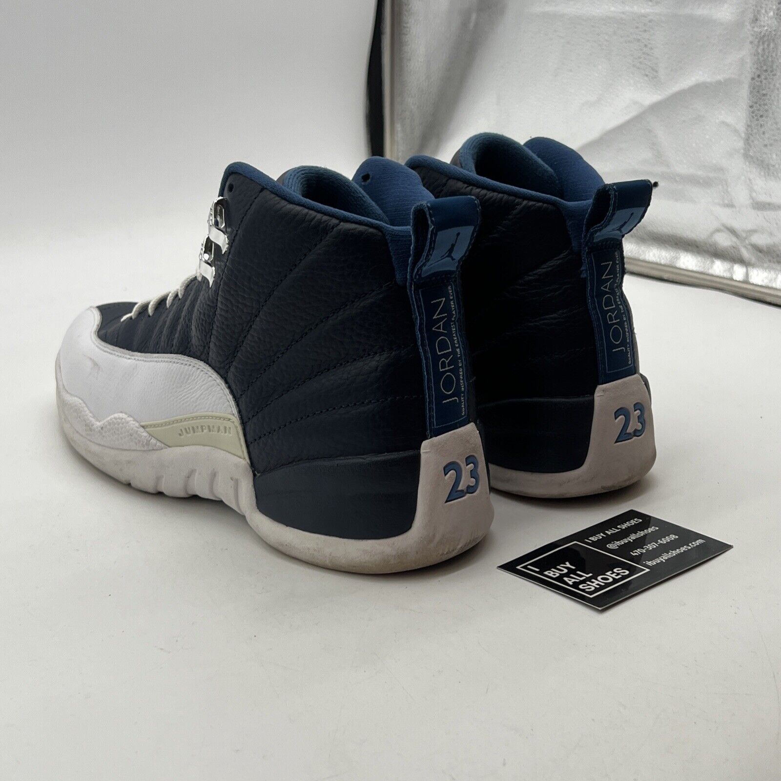 Size 8.5 - Air Jordan 12 Retro 2012 Obsidian (130690-410)