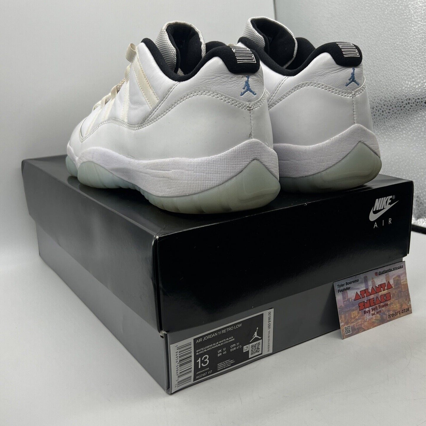 Size 13 - Jordan 11 Retro Low Legend Blue Leather (AV2187-117)