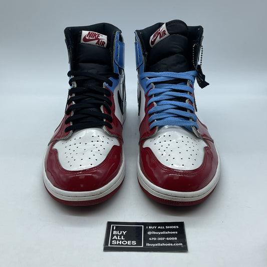 Size 14 - Jordan 1 Retro OG High Fearless Blue Red Black Leather (CK5666-100)