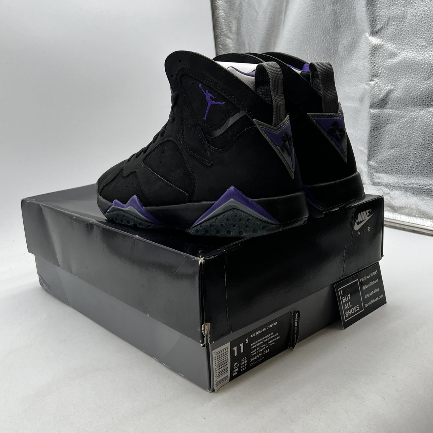 Size 11.5 - Air Jordan 7 Retro PE Ray Allen (304775-053)