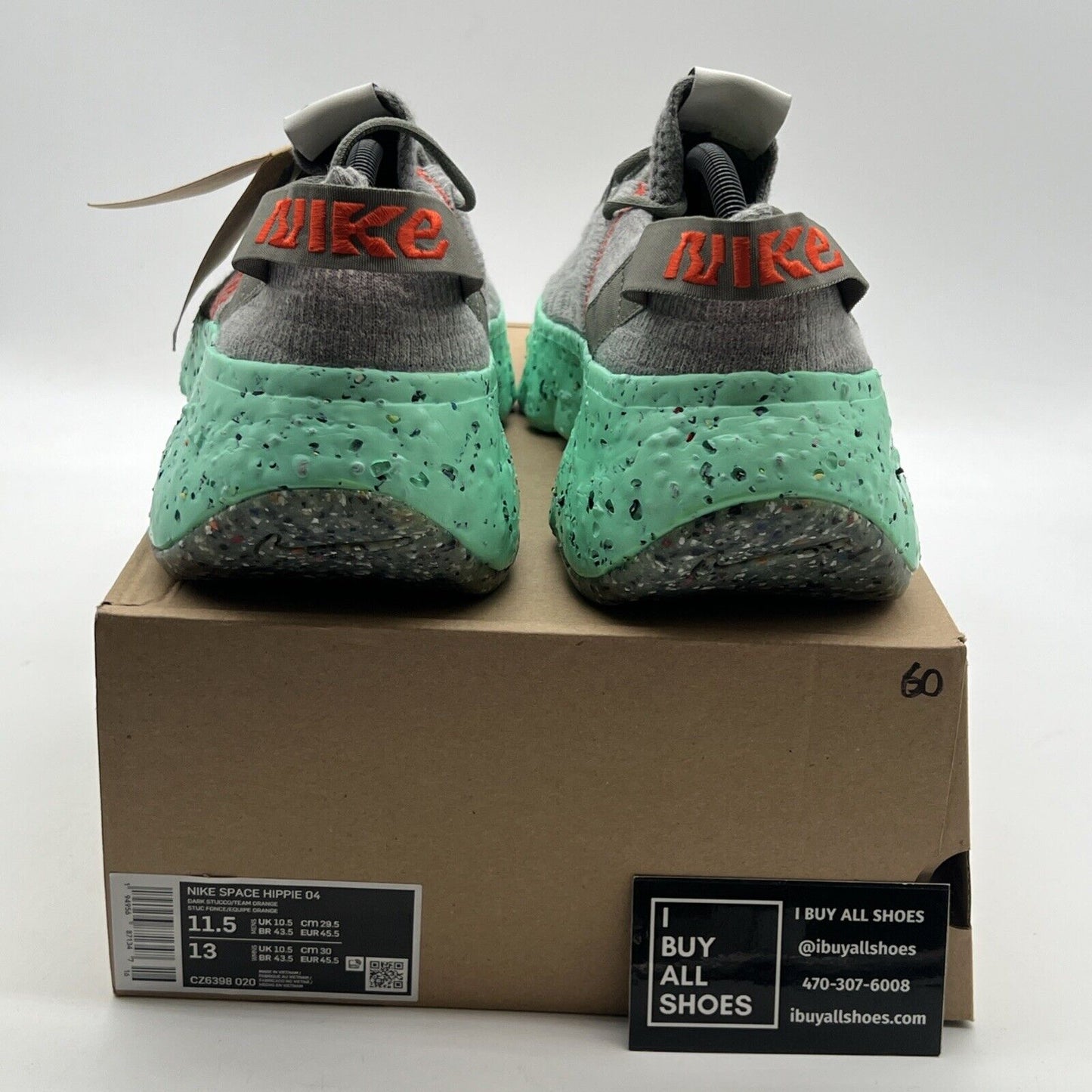 Size 11.5 - Nike Space Hippie 04 Green Glow (CZ6398-020)