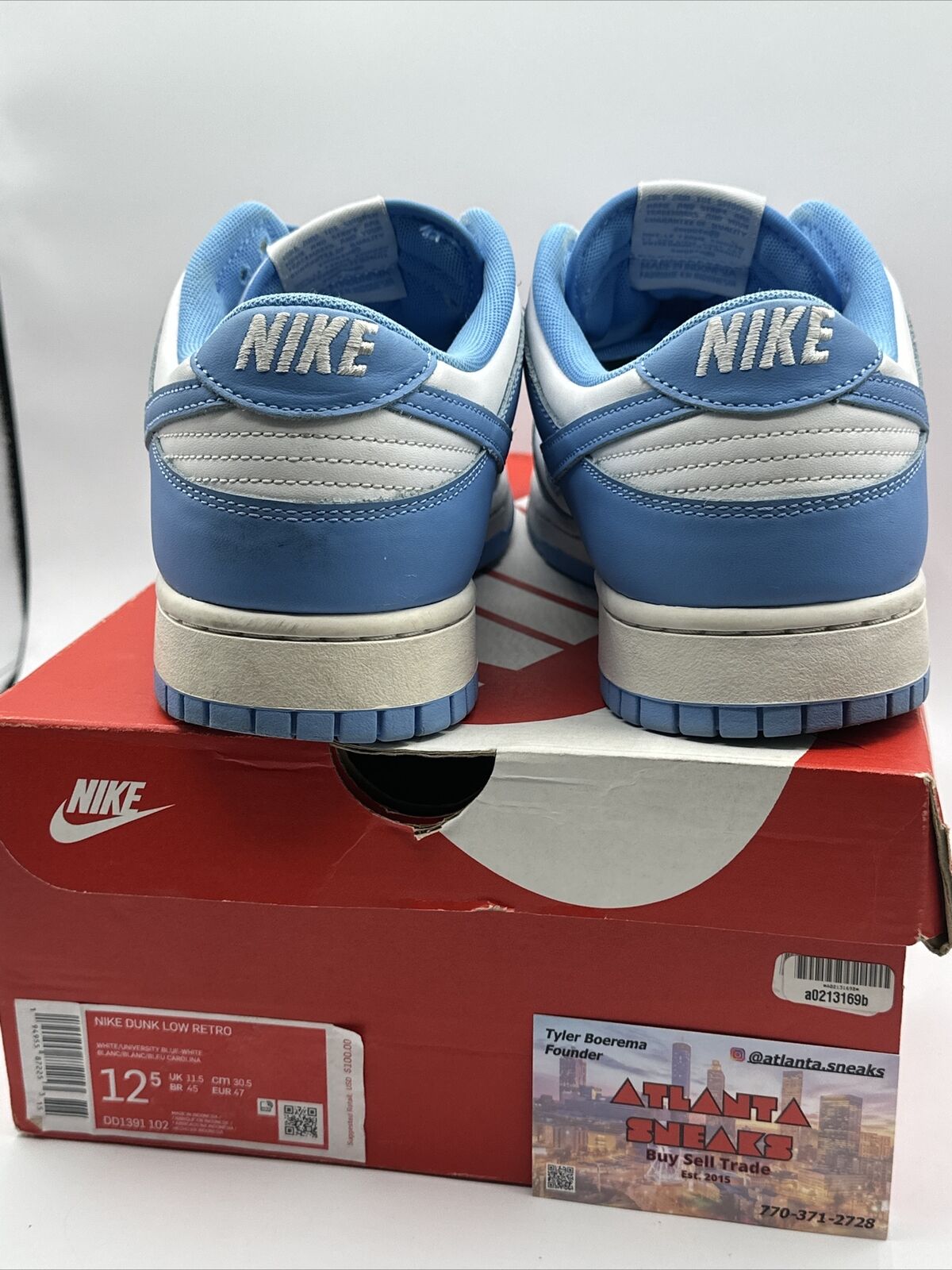 Size 12.5 - Nike Dunk Low University Blue