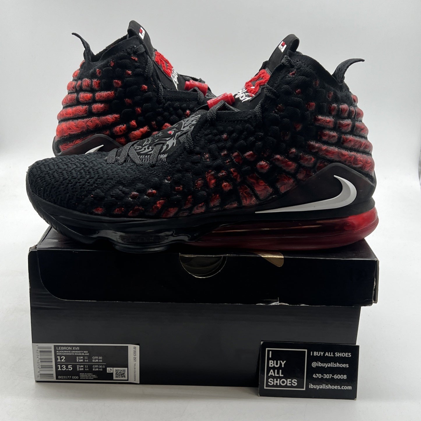 Size 12 - Nike LeBron 17 Infrared VI (BQ3177-006)
