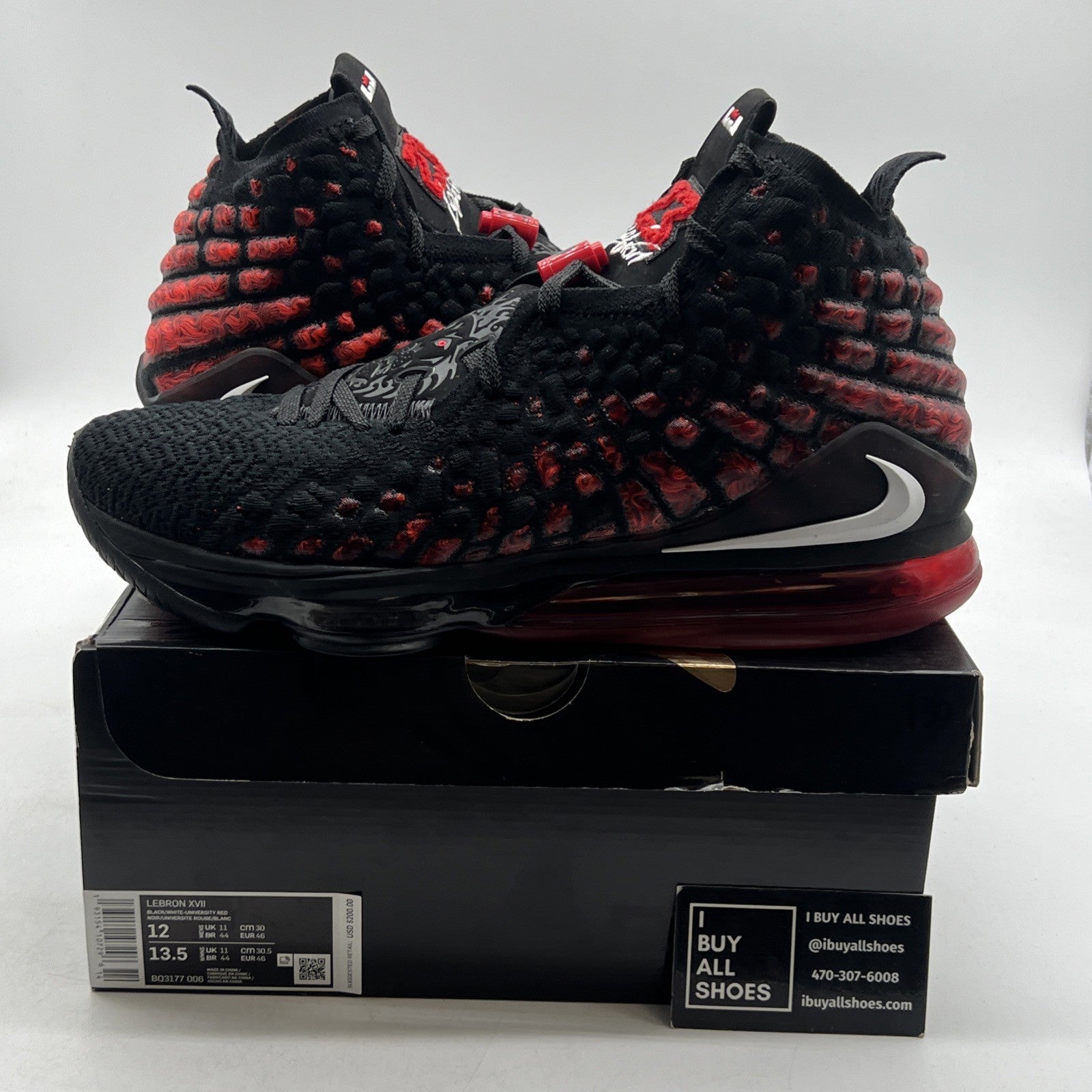 Size 12 - Nike LeBron 17 Infrared VI (BQ3177-006)