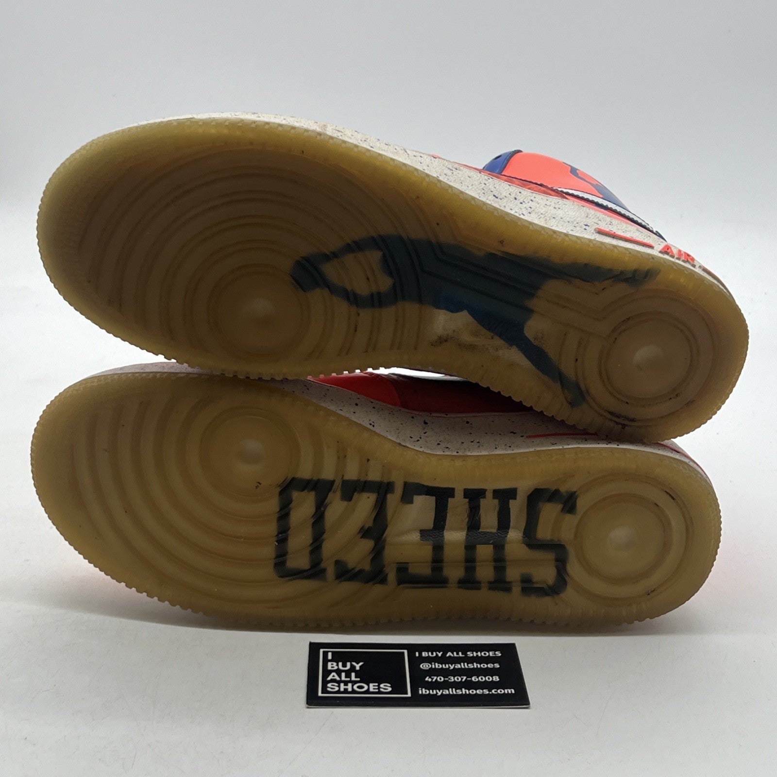 Size 10.5 - Nike Air Force 1 CMFT PRM RW QS High Sheed (624185-800)