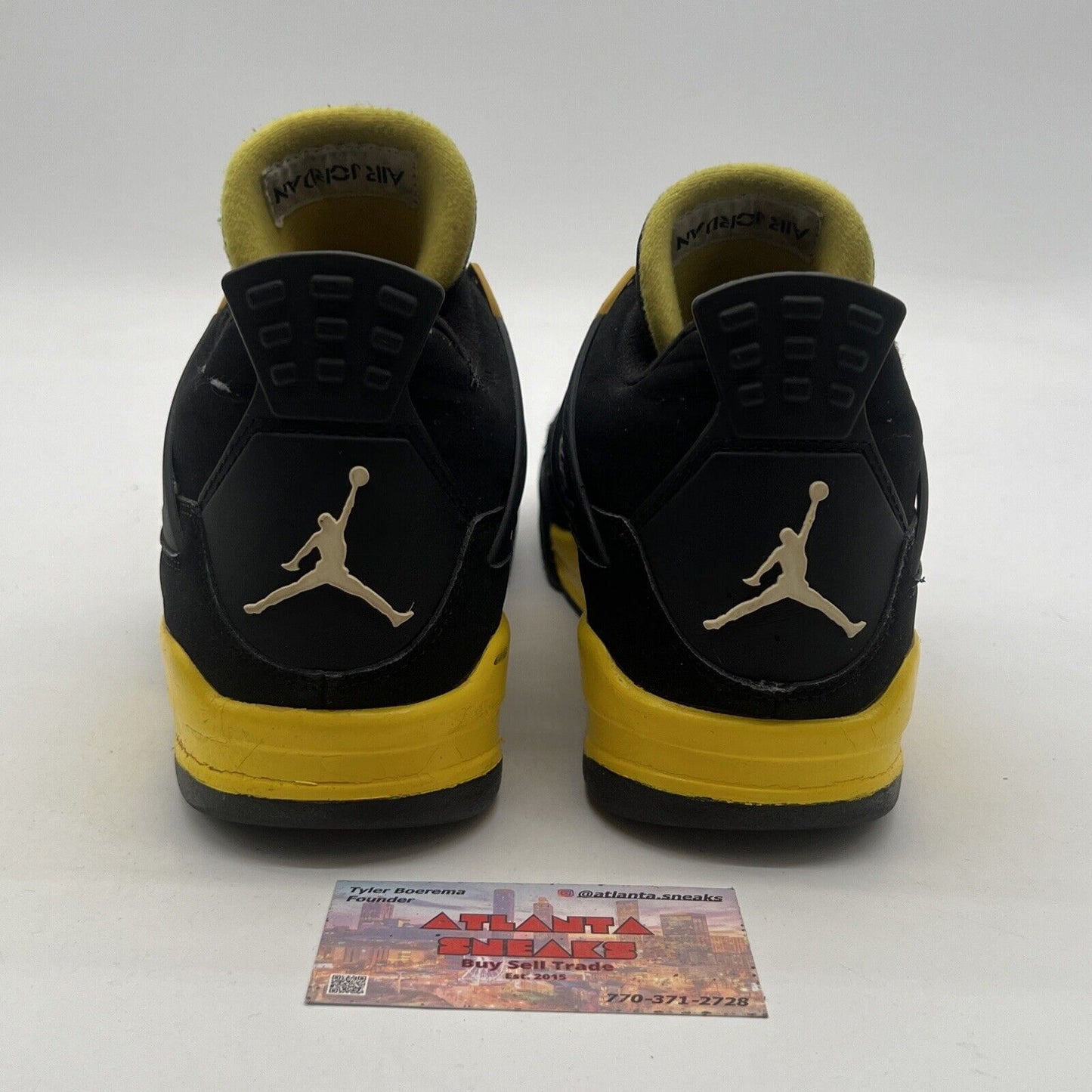 Size 8 - Air Jordan 4 Retro Low Thunder (308497-008)