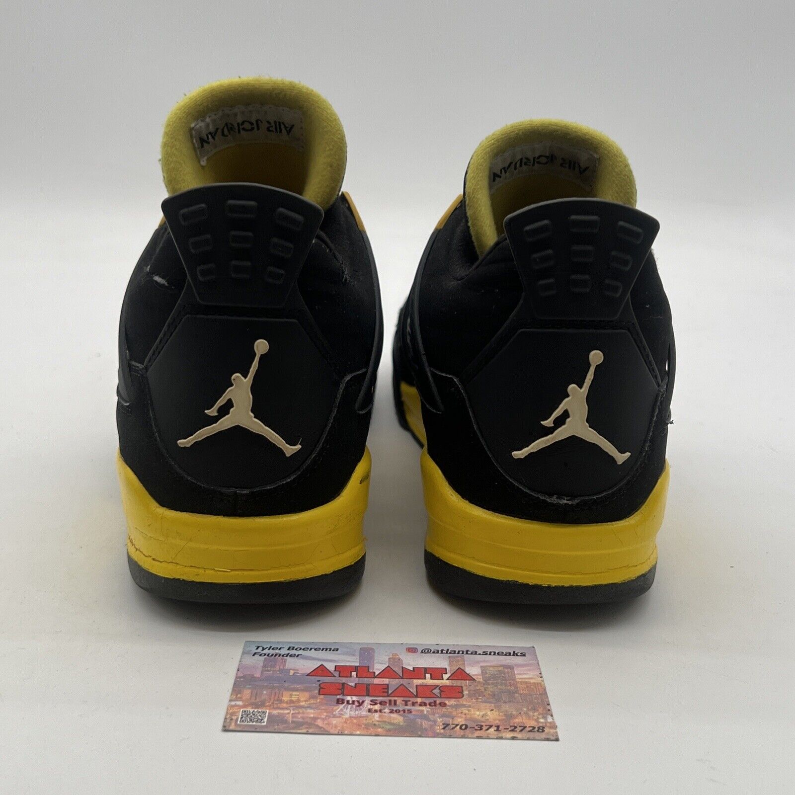 Size 8 - Air Jordan 4 Retro Low Thunder (308497-008)