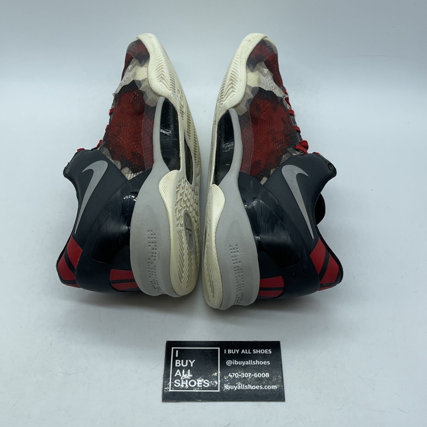 Size 9 - Nike Kobe VIII 8 System Milk Snake Red White Grey (555035-601)