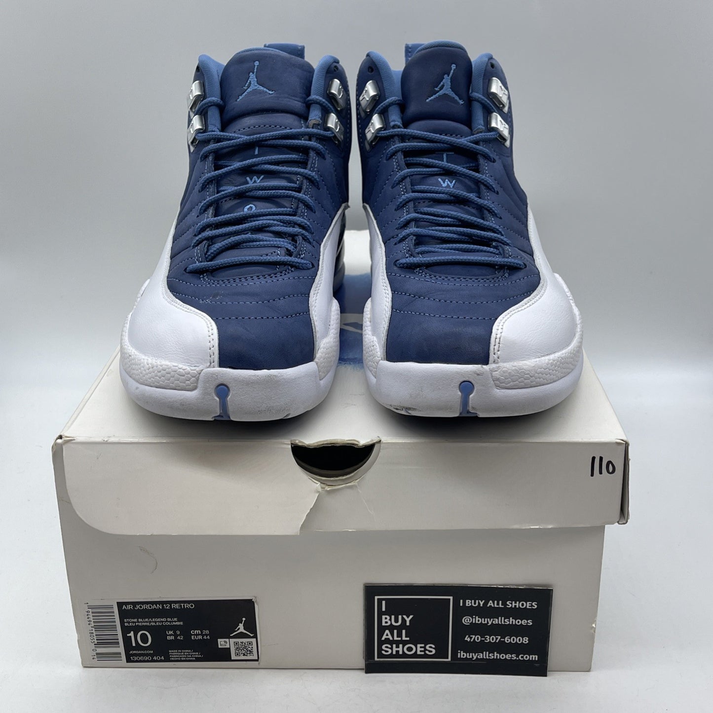Size 10 - Air Jordan 12 Retro Indigo 2020 (130690-404)
