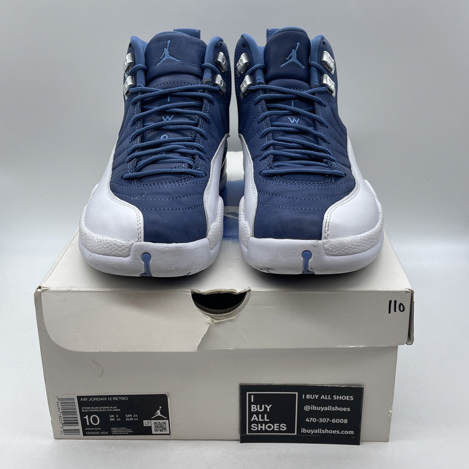 Size 10 - Air Jordan 12 Retro Indigo 2020 (130690-404)