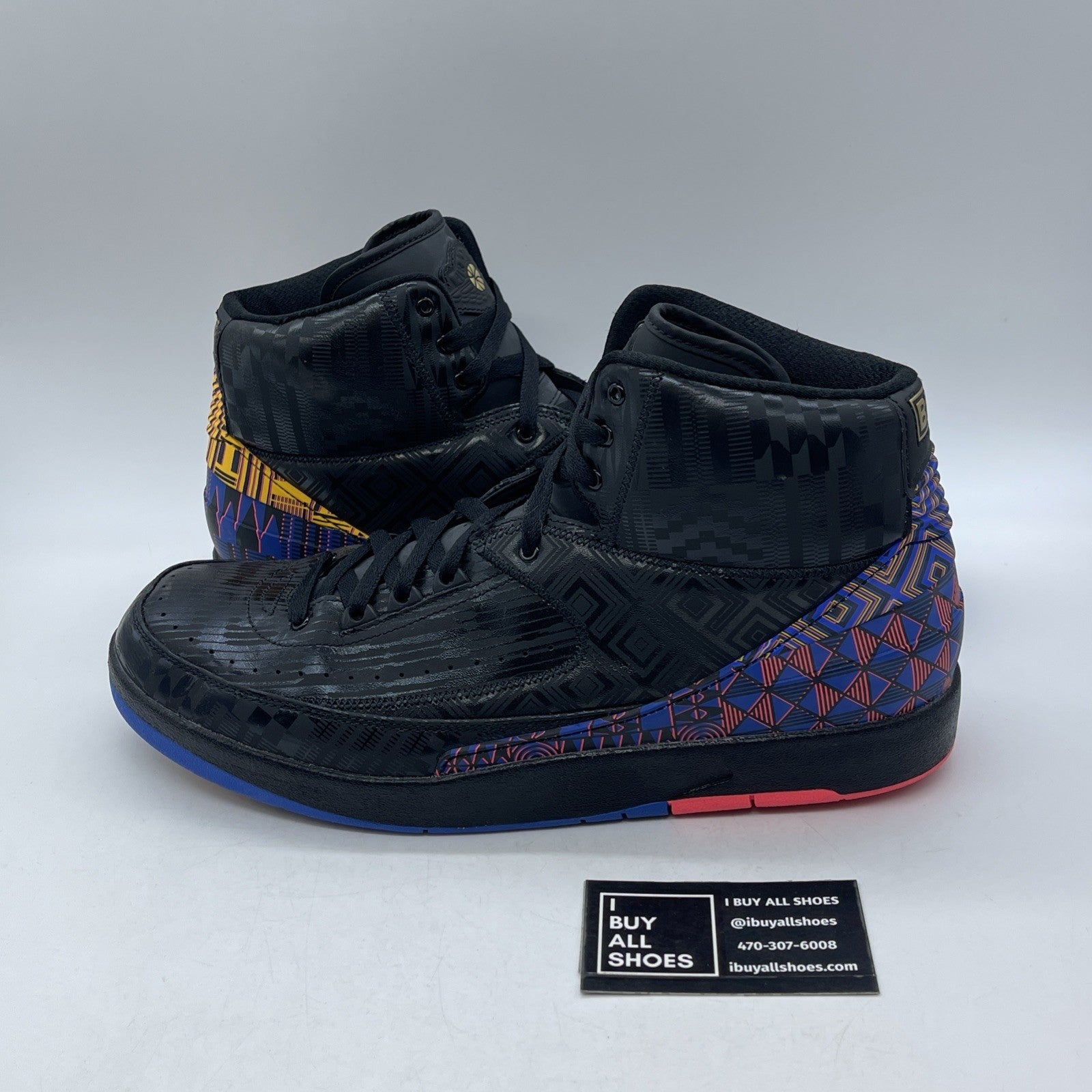 Size 13 - Air Jordan 2 Retro 2019 Black History Month (BQ7618-007)