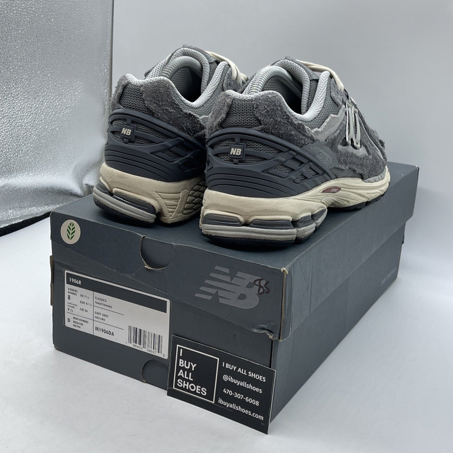 Size 8 - New Balance 1906D Protection Pack - Castlerock Grey (M1906DA)