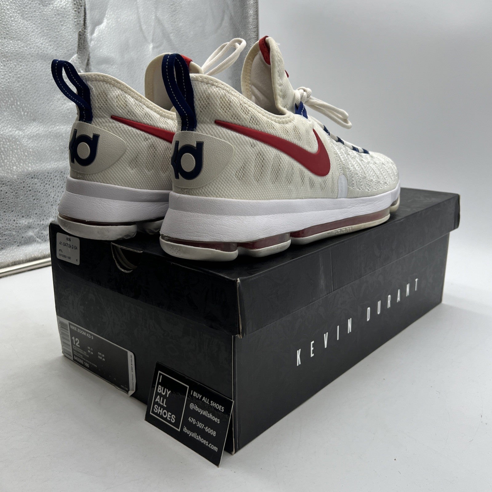 Size 12 - Nike KD 9 USA - (843392-160)