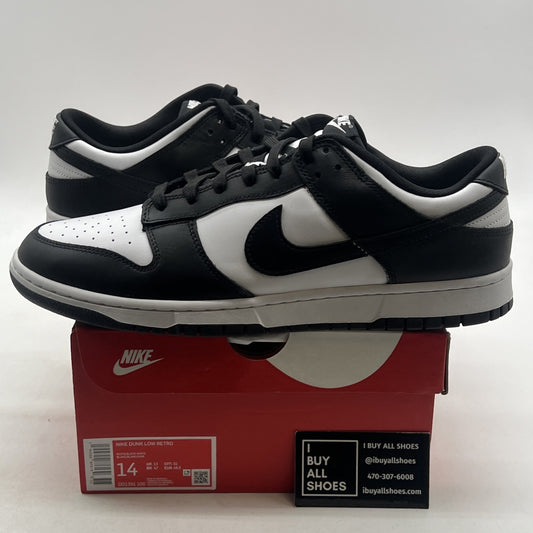 Size 14 - Nike Dunk Low Black White (DD1391-100)