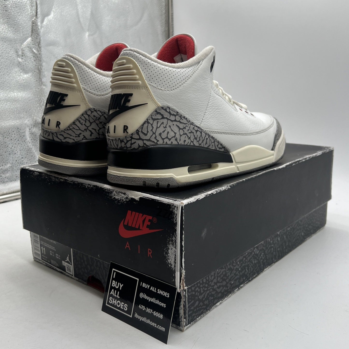 Size 11 - Air Jordan 3 Retro Mid White Cement Reimagined (DN3707-100)