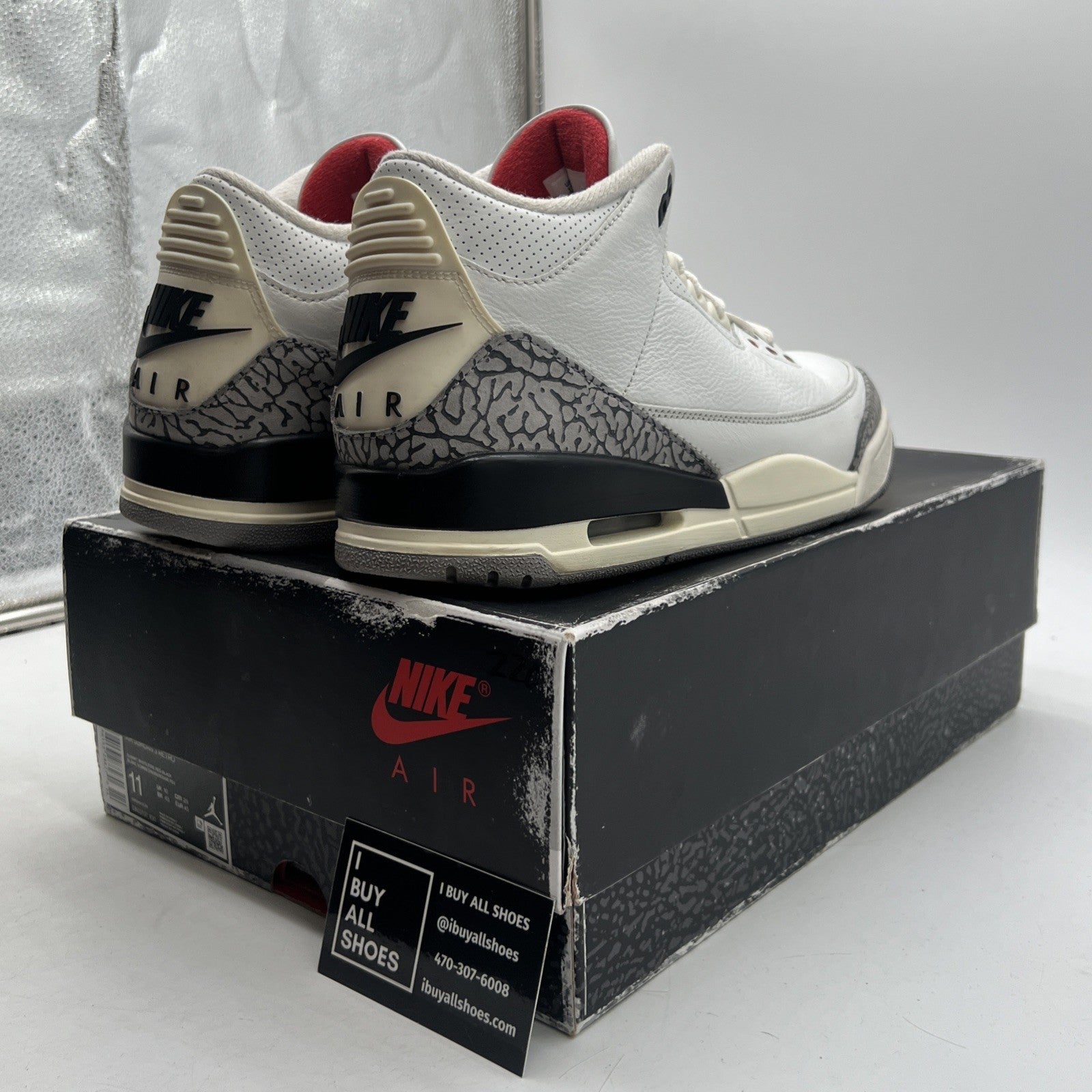 Size 11 - Air Jordan 3 Retro Mid White Cement Reimagined (DN3707-100)