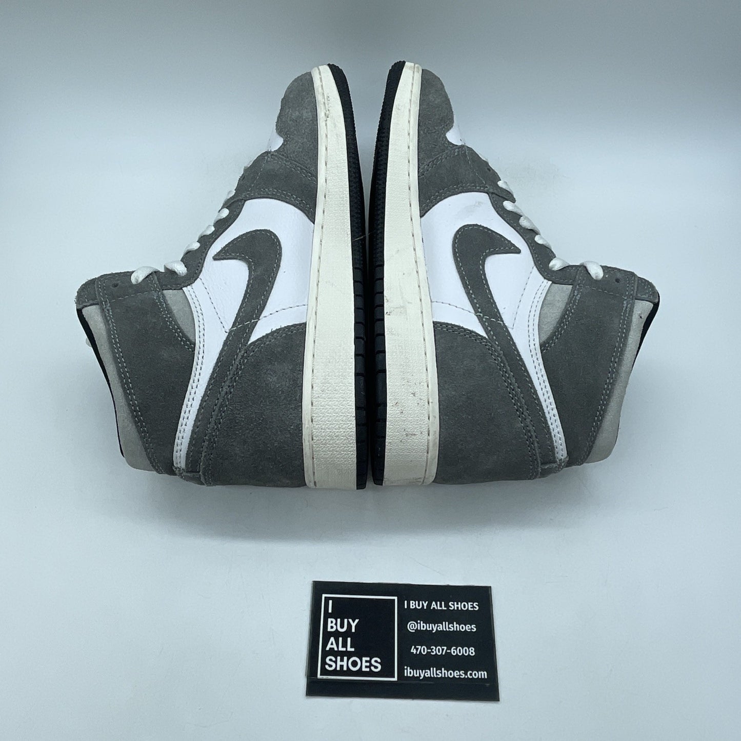 Size 6.5 (GS) - Air Jordan 1 High Retro OG Washed Black