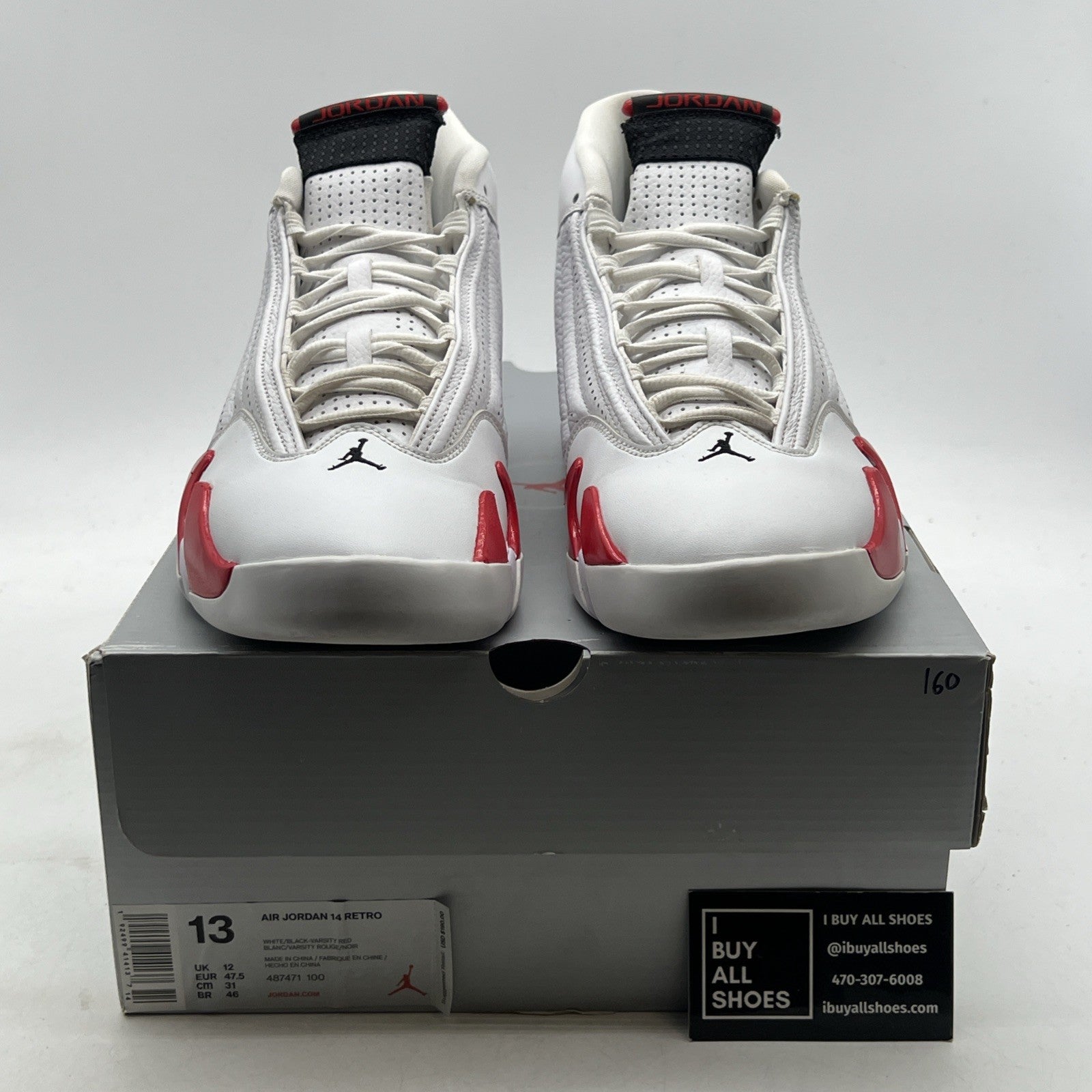 Size 13 - Air Jordan 14 Retro 2019 Candy Cane (487471-100)